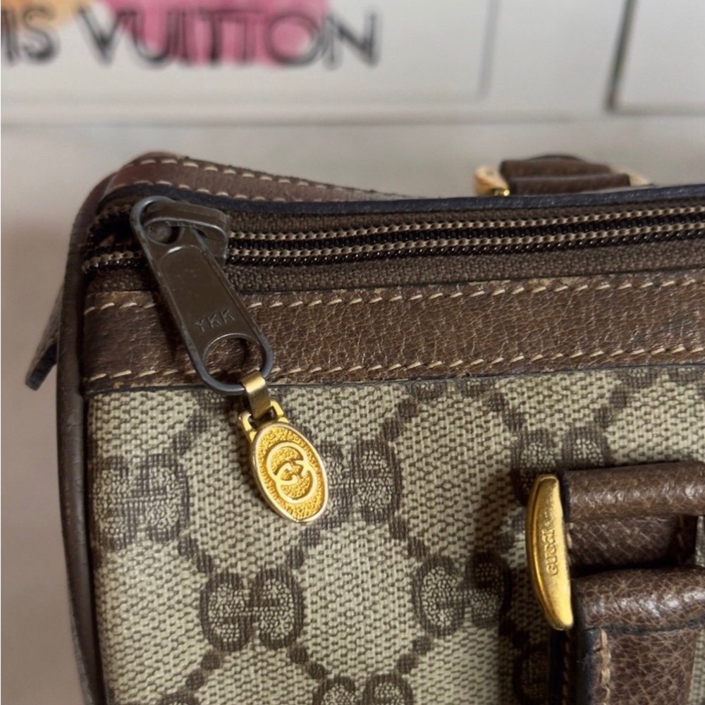 Gucci Supreme Sherry Line Mamogram Boston Bag - Picture 3 of 15